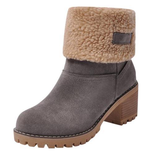 Winter Boots - Alpine Luxe Slip-ons with Insulated Comfort