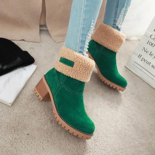 Winter Boots - Alpine Luxe Slip-ons with Insulated Comfort