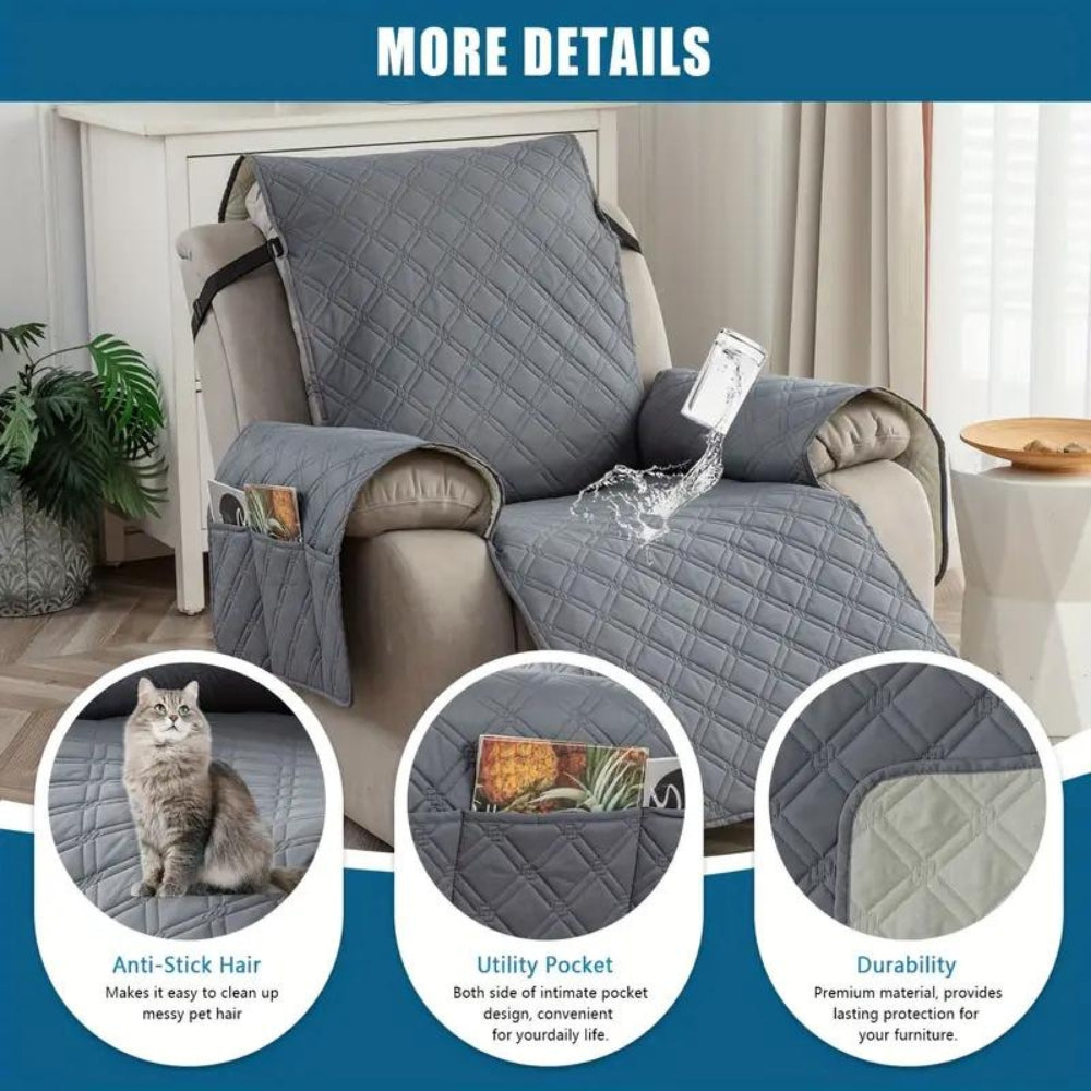 Waterproof Recliner Slipcover - LuxeShield