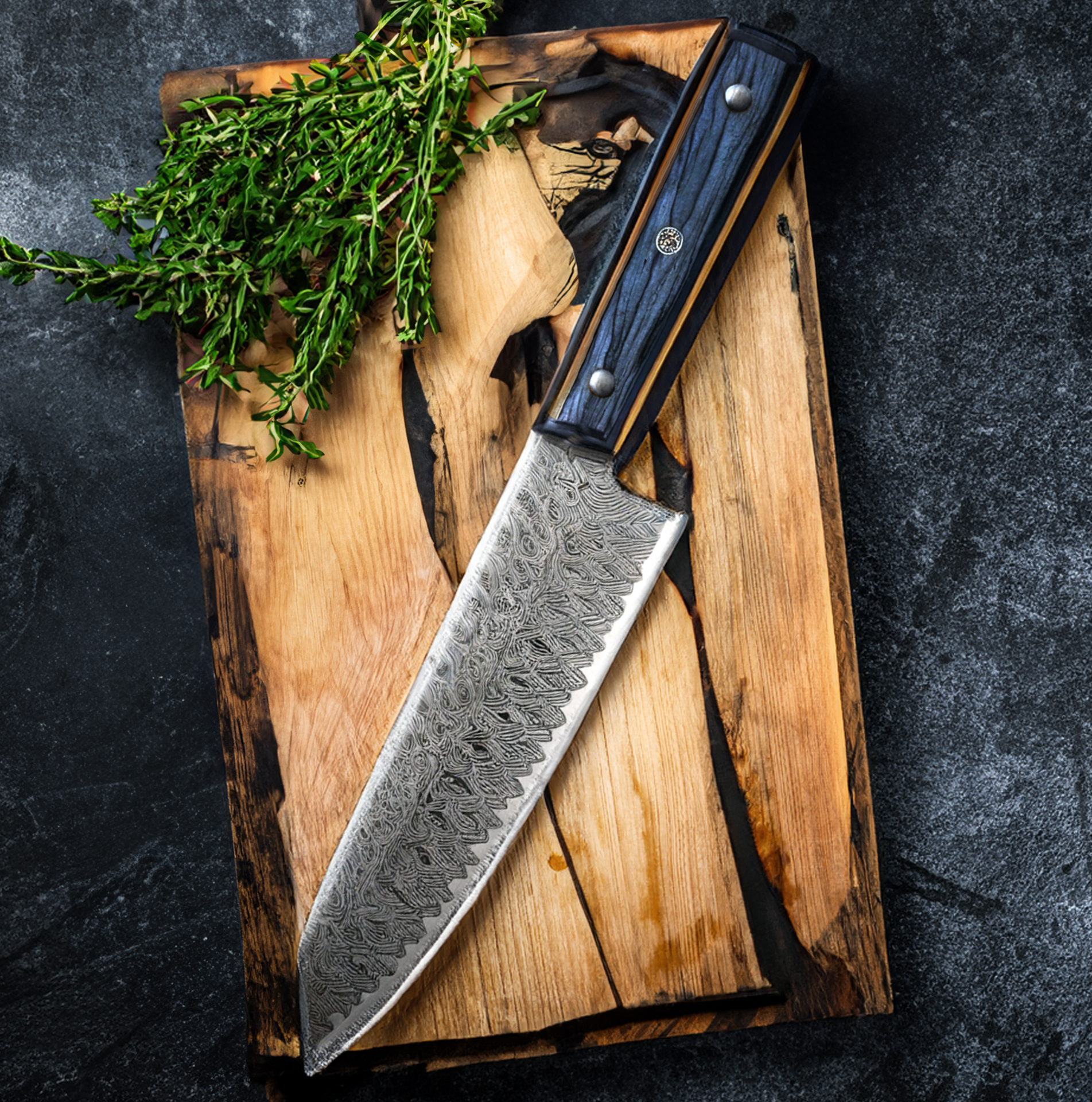 Razor-Sharp Santoku Chef Knife - CulinaryEdge
