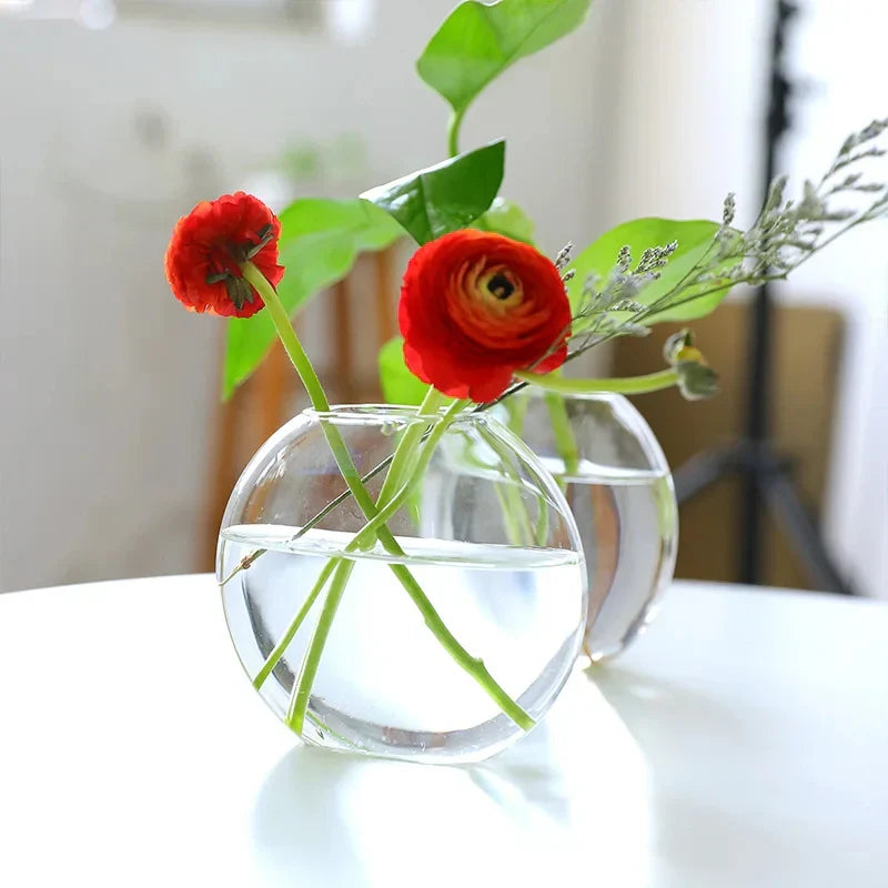 Propagation Vase - VerdantNest with Elegant Wooden Stand