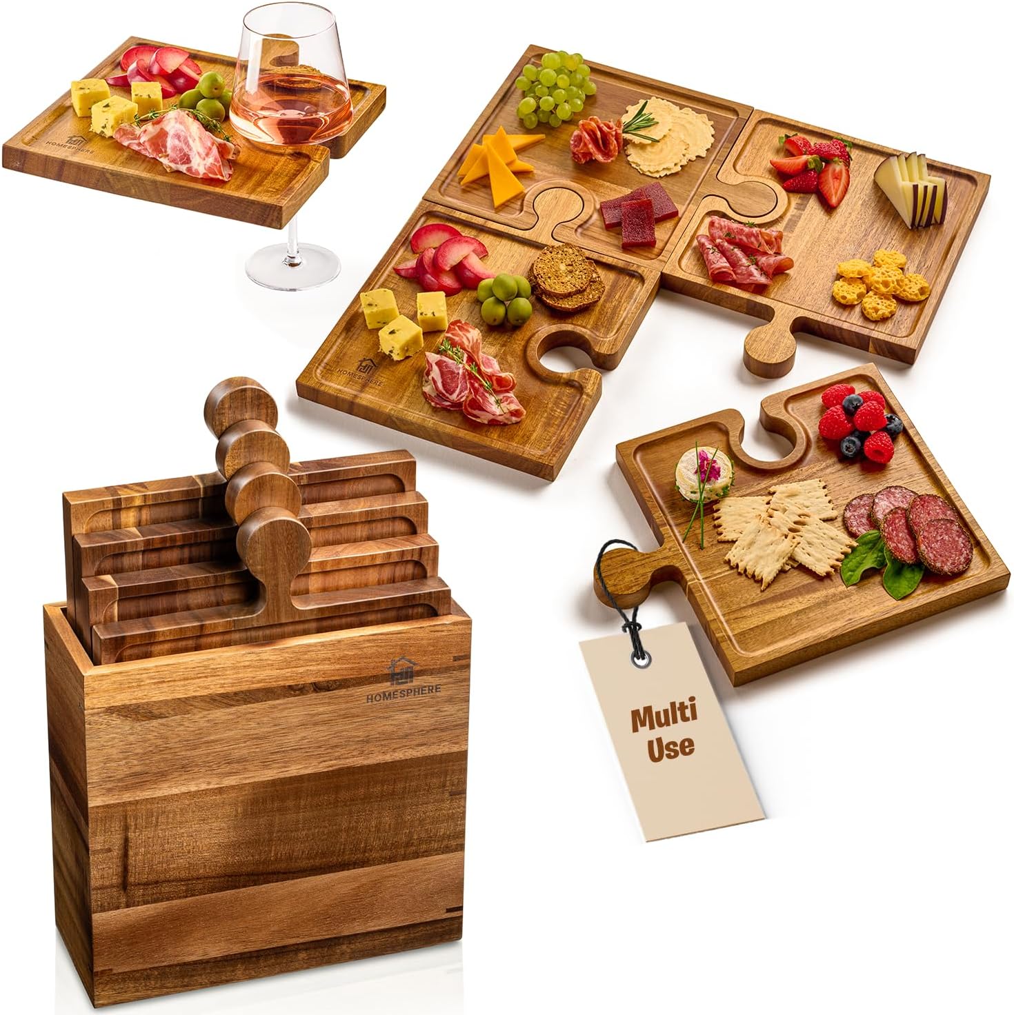 Charcuterie Board Set - Artisan Elegance