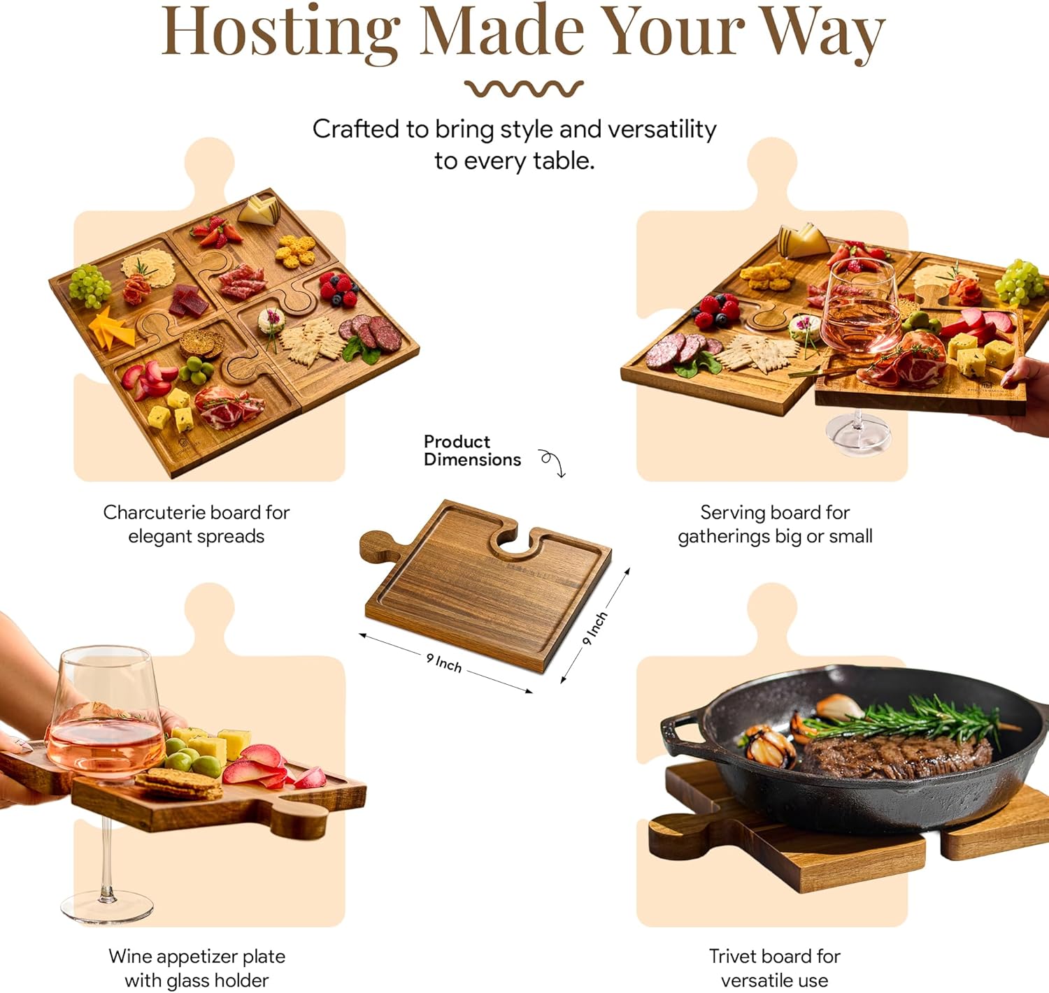 Charcuterie Board Set - Artisan Elegance