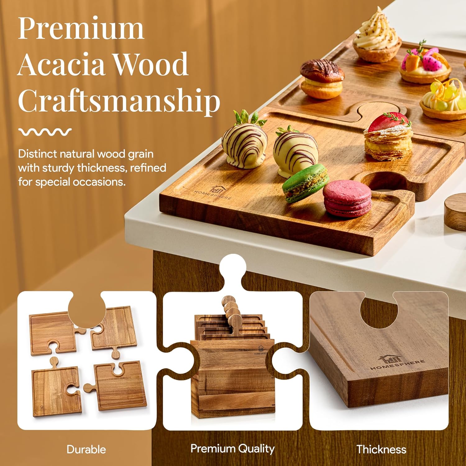Charcuterie Board Set - Artisan Elegance