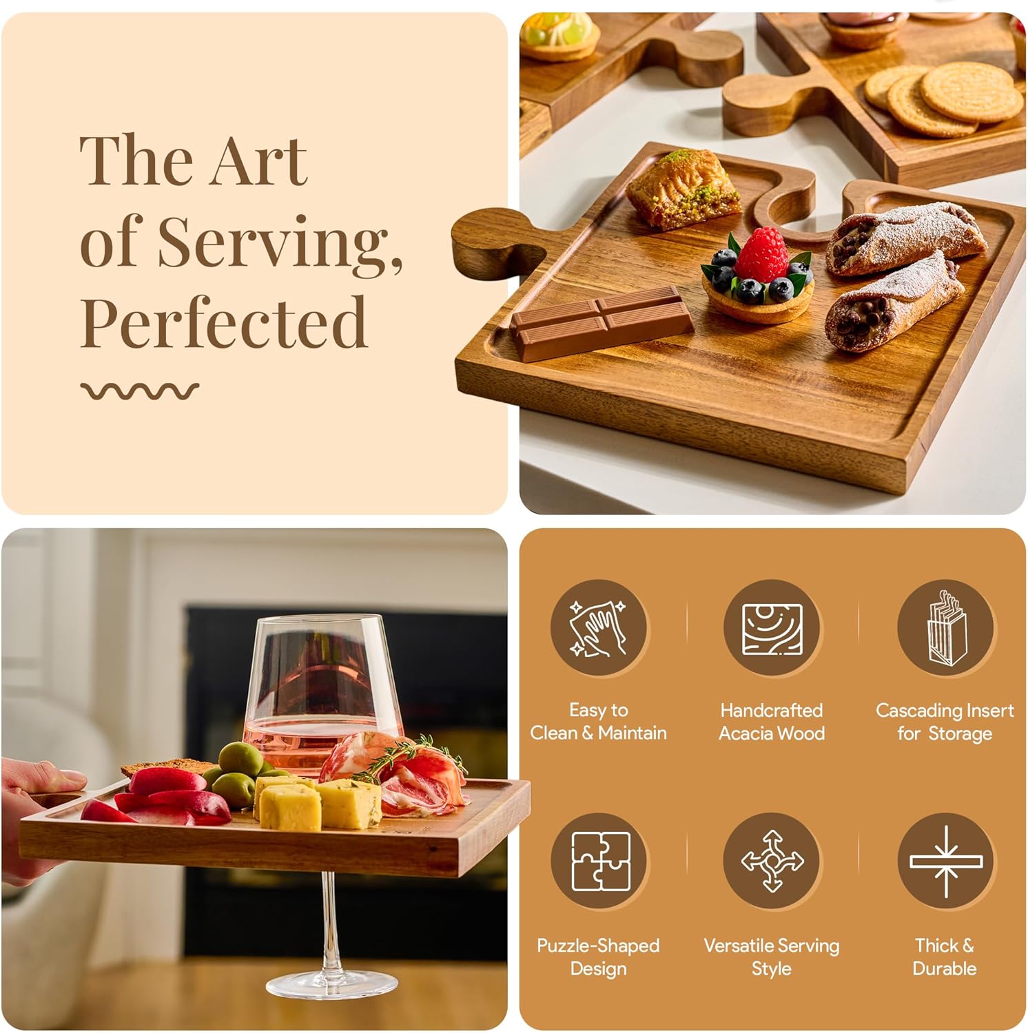 Charcuterie Board Set - Artisan Elegance