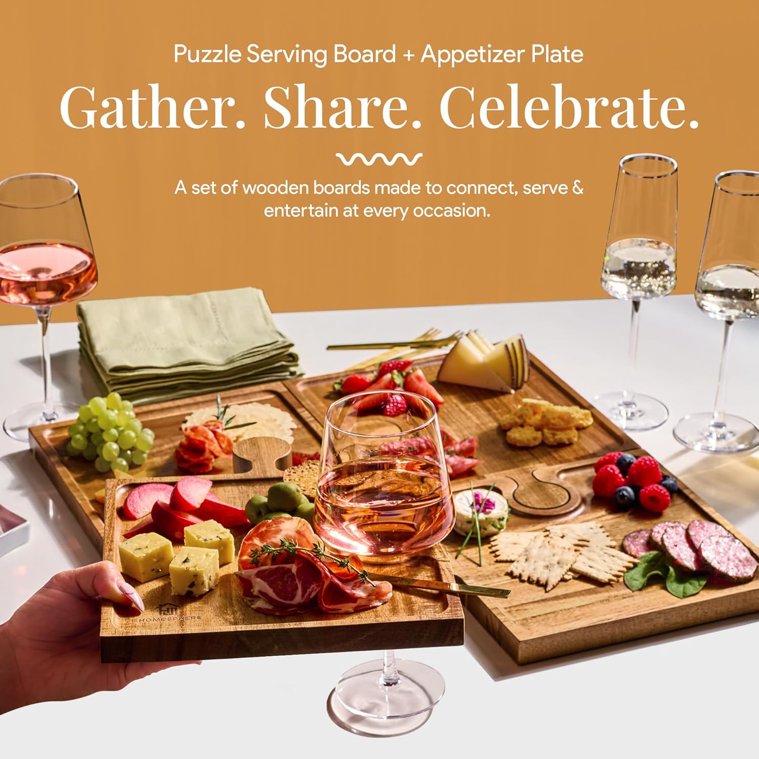 Charcuterie Board Set - Artisan Elegance