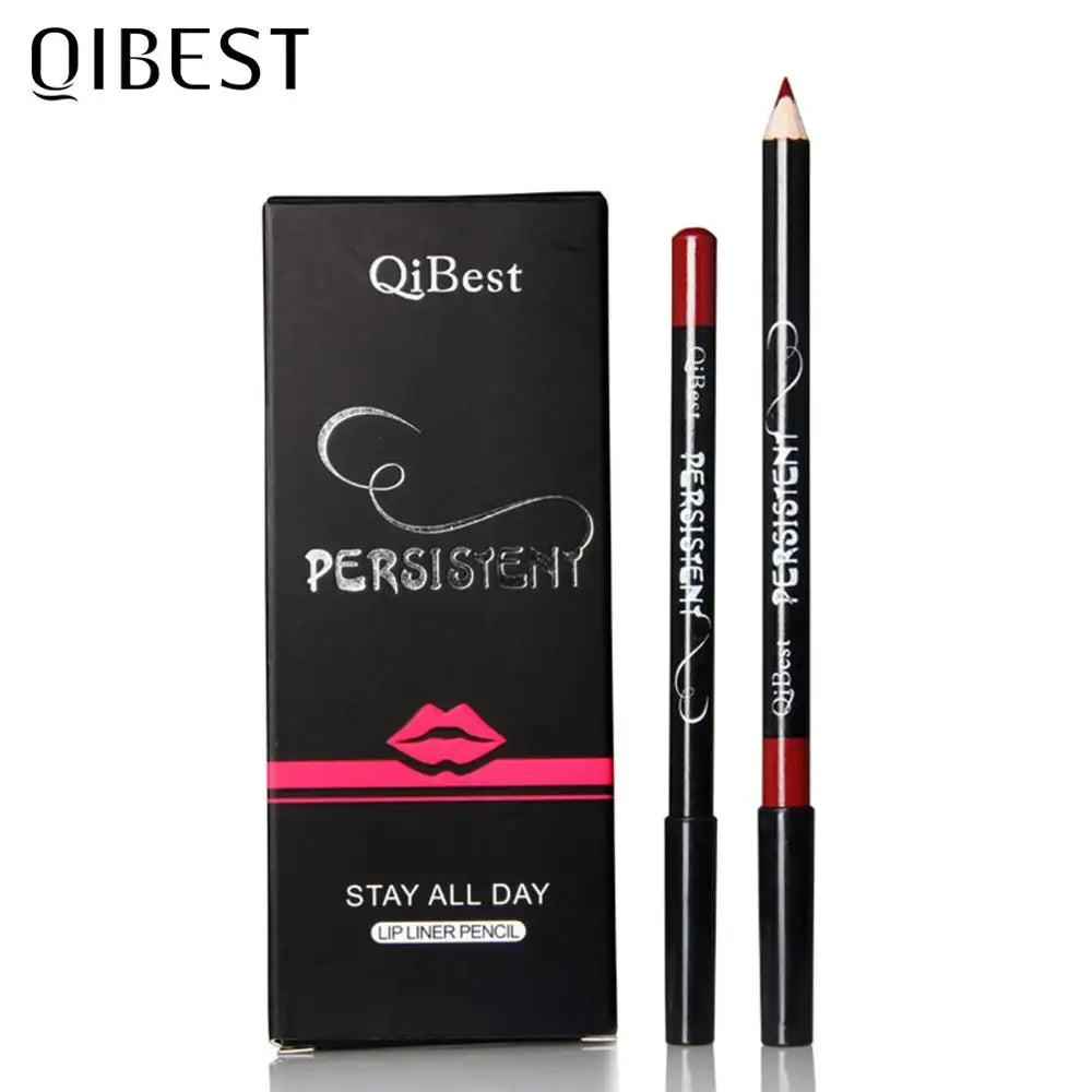 Waterproof Matte Lip Liners Set - LuxeBeauty Essentials
