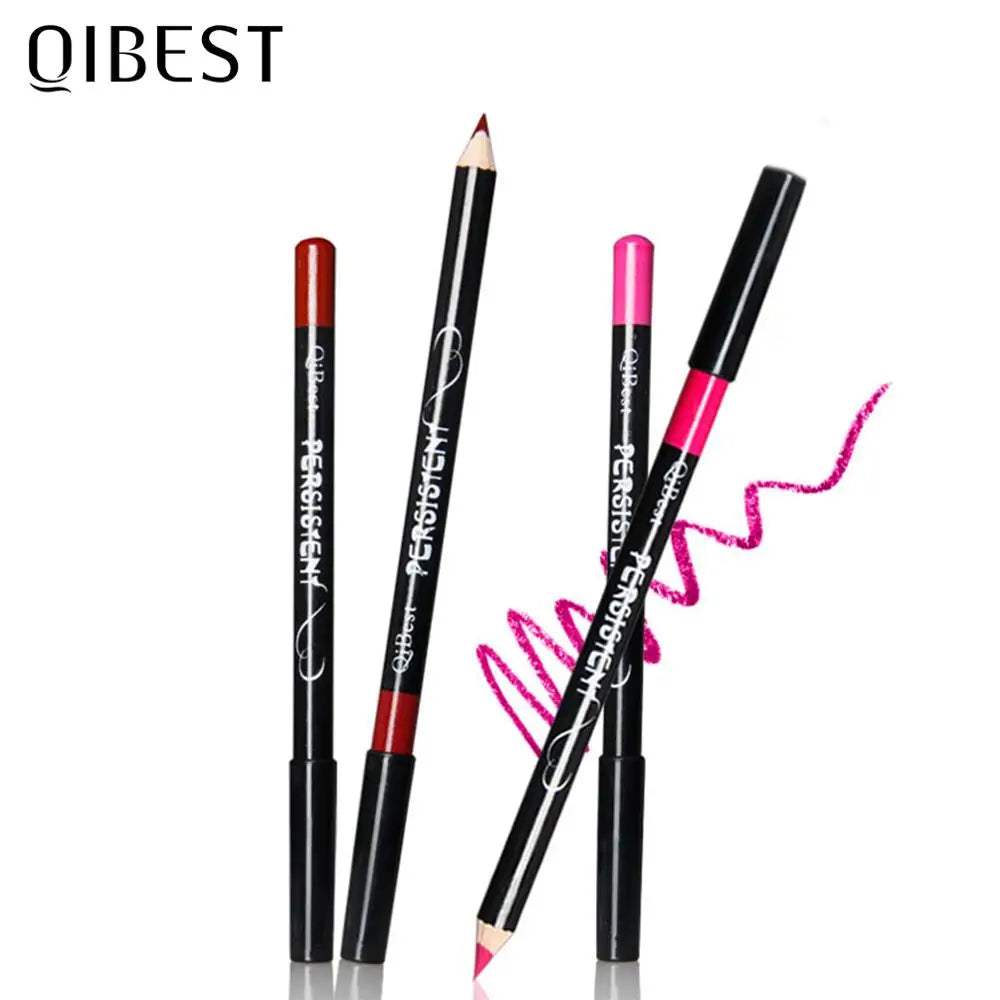 Waterproof Matte Lip Liners Set - LuxeBeauty Essentials