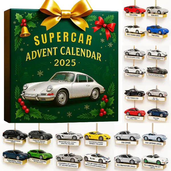 Turbo Drive Advent Calendar - Velocity Toys with 24 Mini Cars