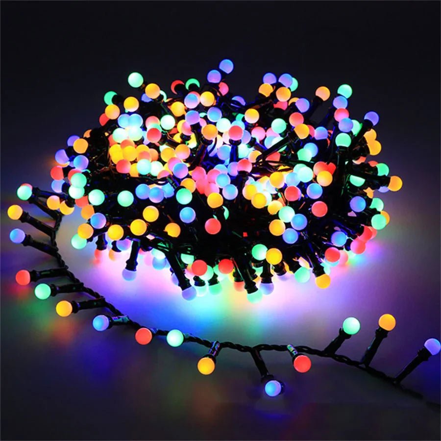 Luminous LED String Lights - GlowVista Waterproof Decor