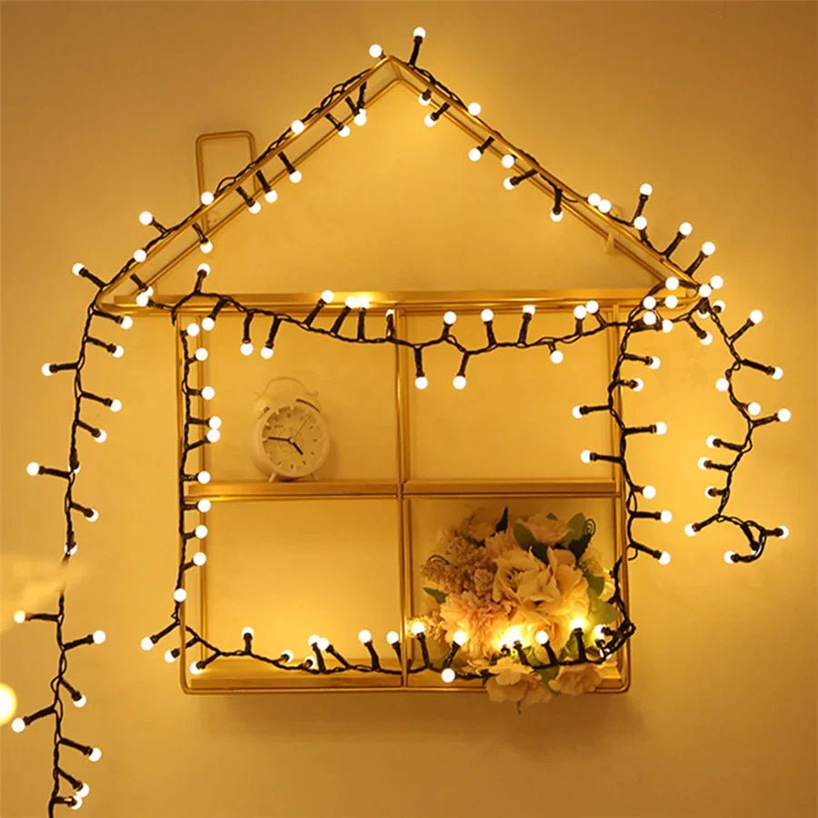 Luminous LED String Lights - GlowVista Waterproof Decor