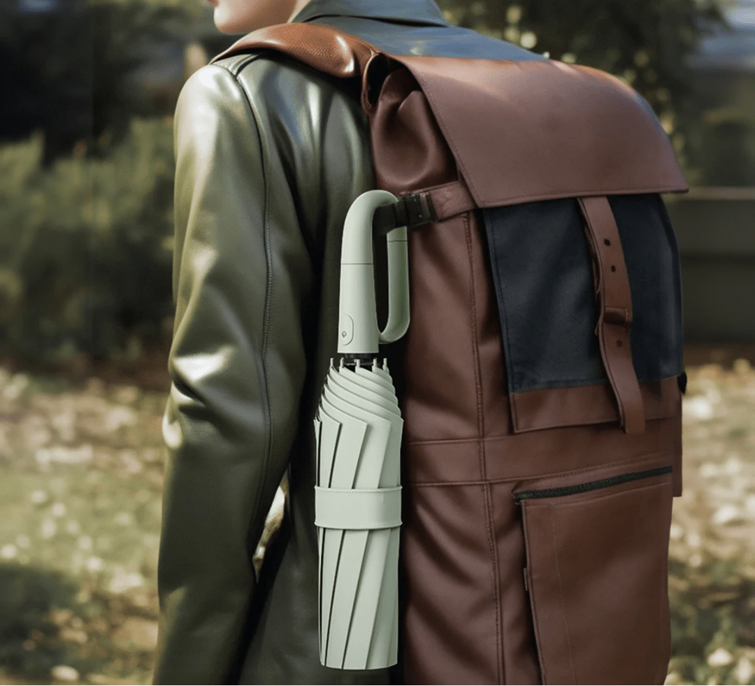 Windproof Compact Umbrella - AquaShield