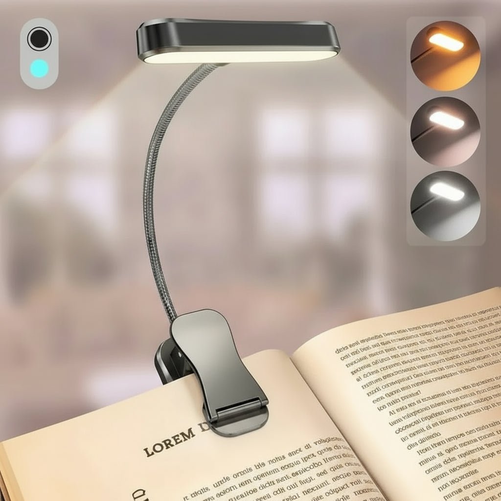 Gentle LED Book Lamp - LumaNest