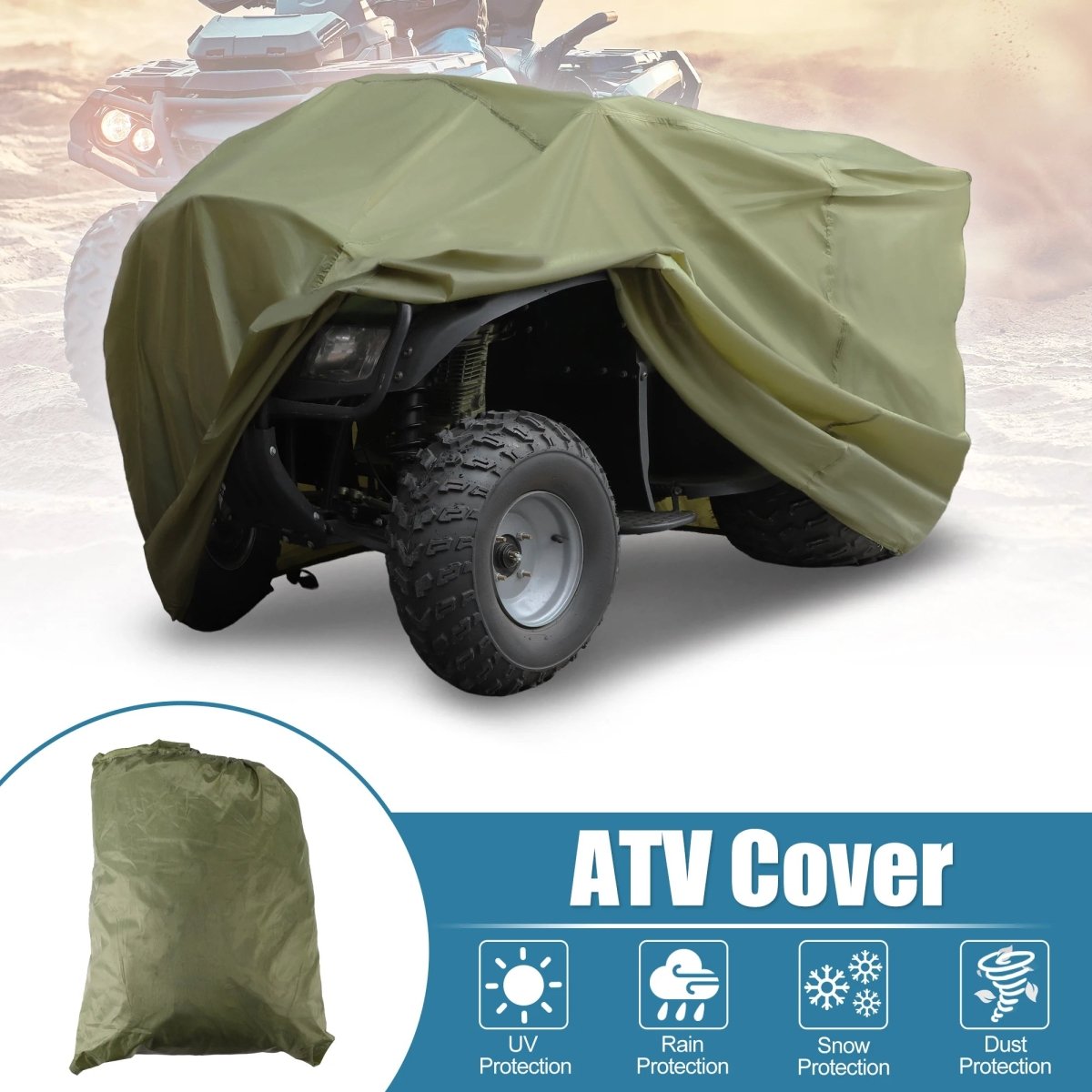 Durable ATV Cover - TitanShield Outdoor Gear