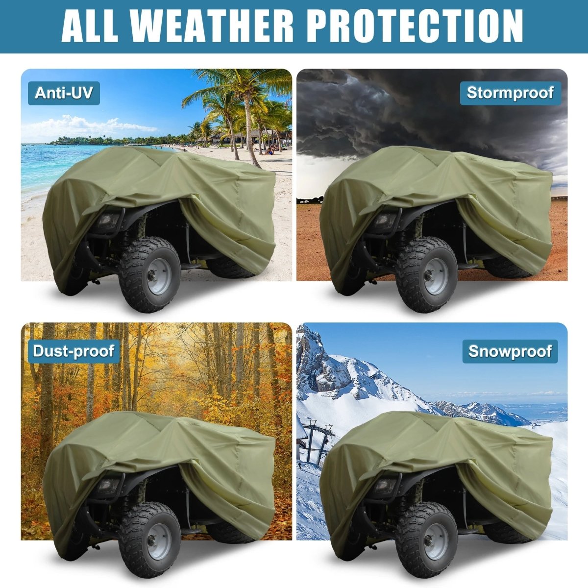 Durable ATV Cover - TitanShield Outdoor Gear