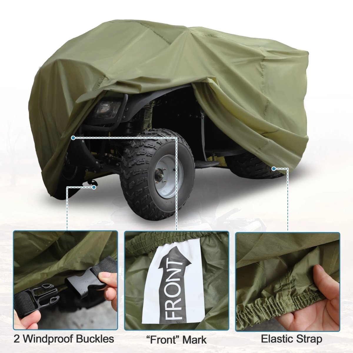 Durable ATV Cover - TitanShield Outdoor Gear