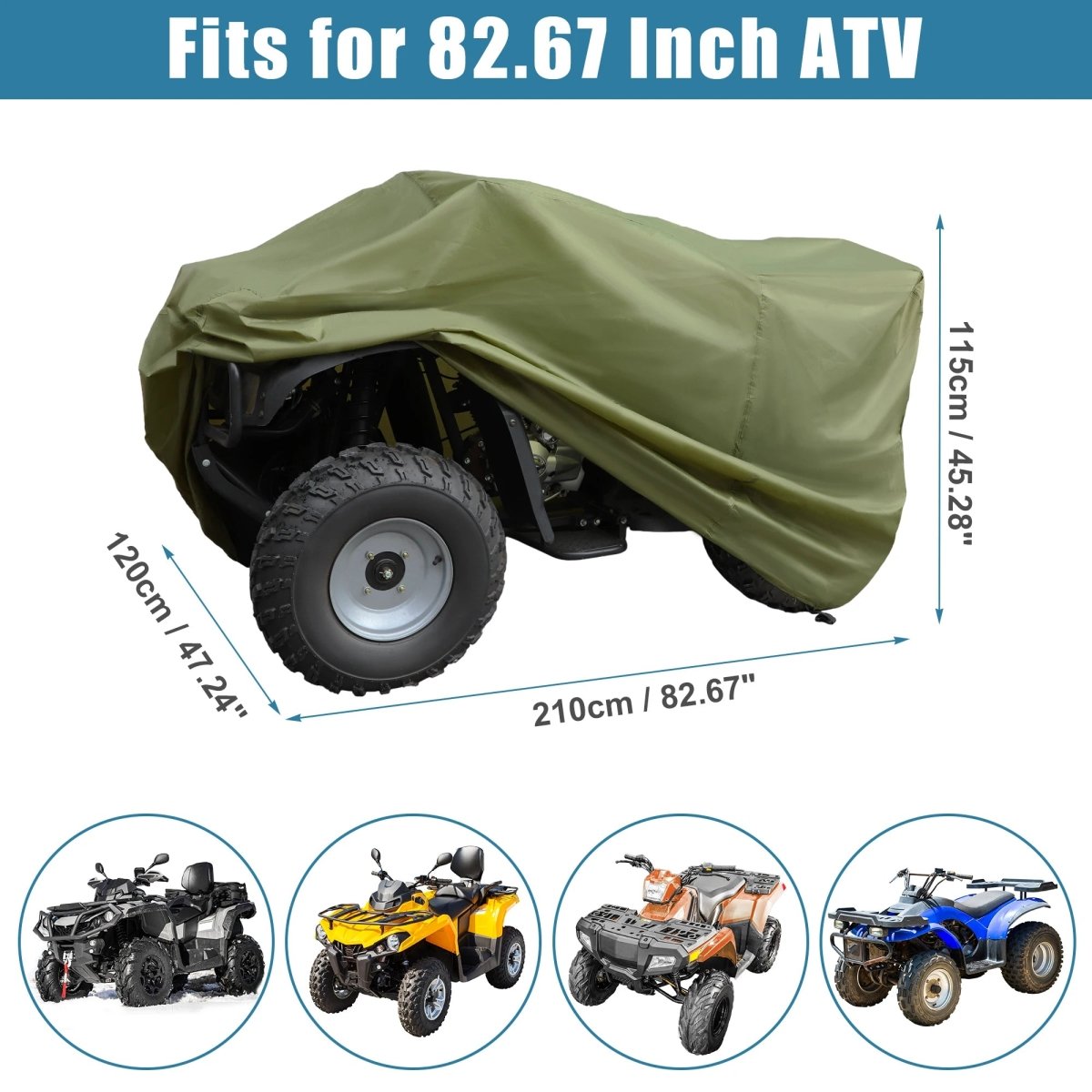 Durable ATV Cover - TitanShield Outdoor Gear