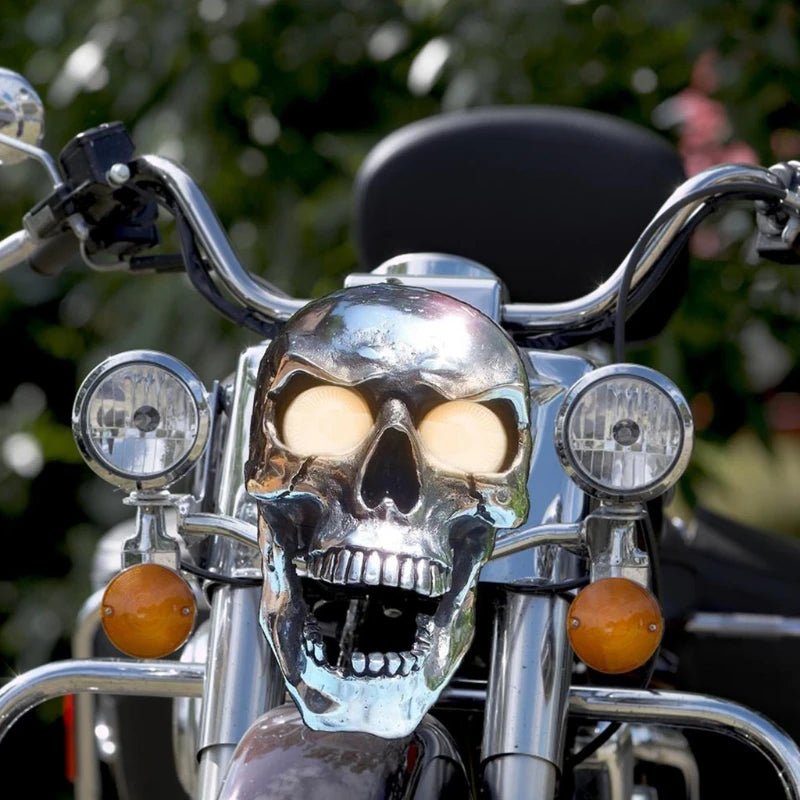Skull Design LED Headlight - LuminaCraft