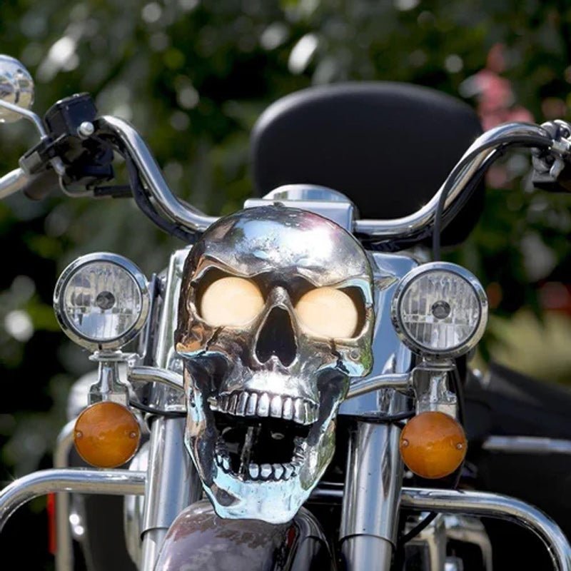 Skull Design LED Headlight - LuminaCraft