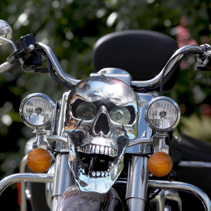 Skull Design LED Headlight - LuminaCraft