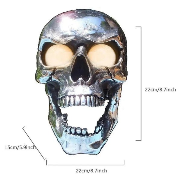 Skull Design LED Headlight - LuminaCraft
