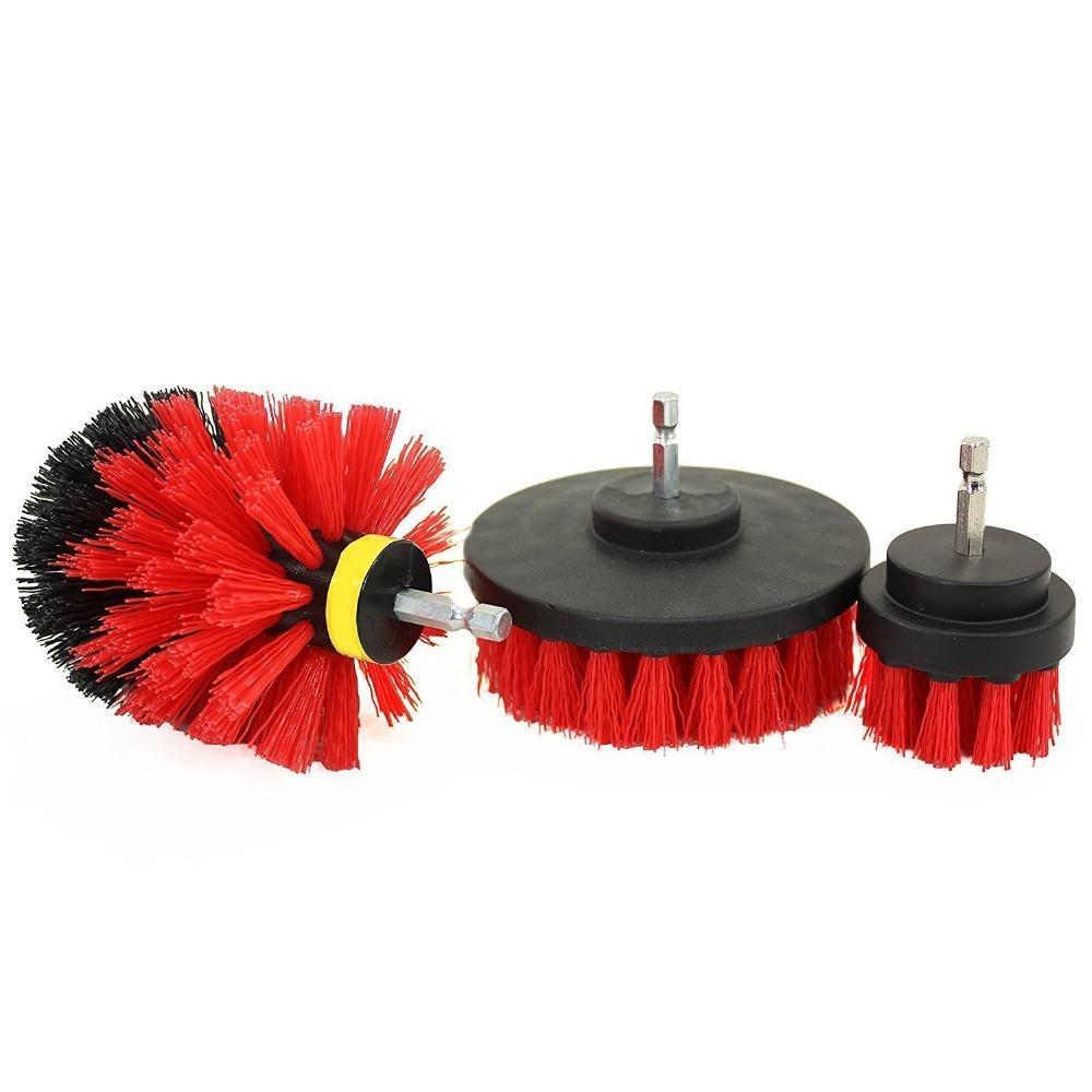 Drill Scrubber Brush Set - CleanPro Essentials