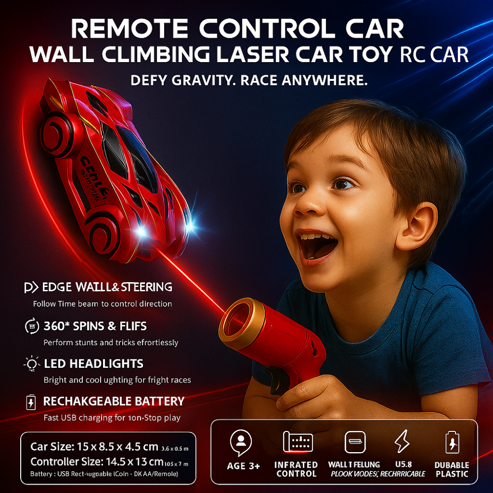 Gravity-Defying RC Car - StuntMaster Pro