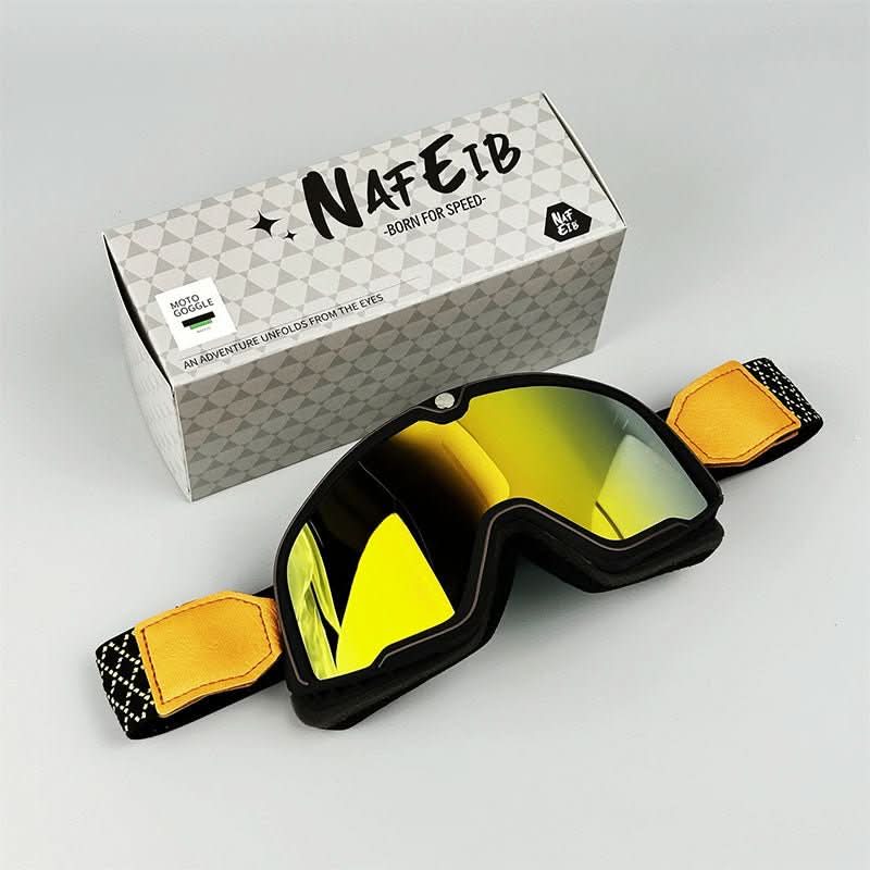 Vintage Motorcycle Goggles - SteelRide Essentials