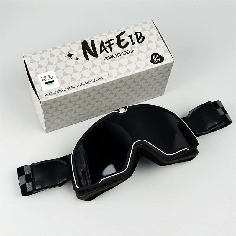 Vintage Motorcycle Goggles - SteelRide Essentials