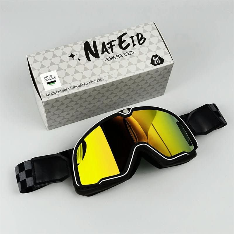Vintage Motorcycle Goggles - SteelRide Essentials