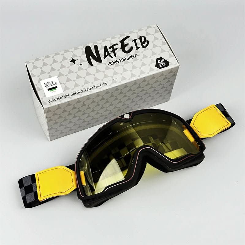 Vintage Motorcycle Goggles - SteelRide Essentials