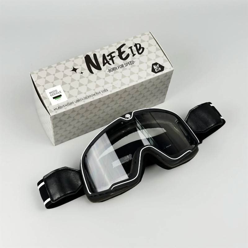 Vintage Motorcycle Goggles - SteelRide Essentials