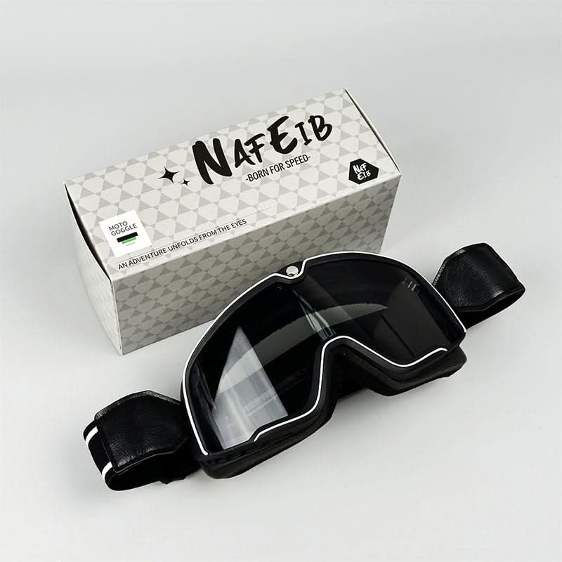 Vintage Motorcycle Goggles - SteelRide Essentials