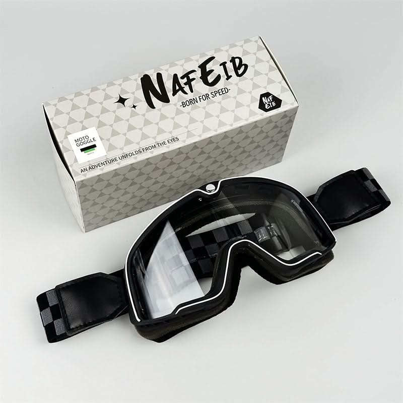 Vintage Motorcycle Goggles - SteelRide Essentials