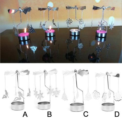 Snowflake Candle Spinner - Lumina Glow