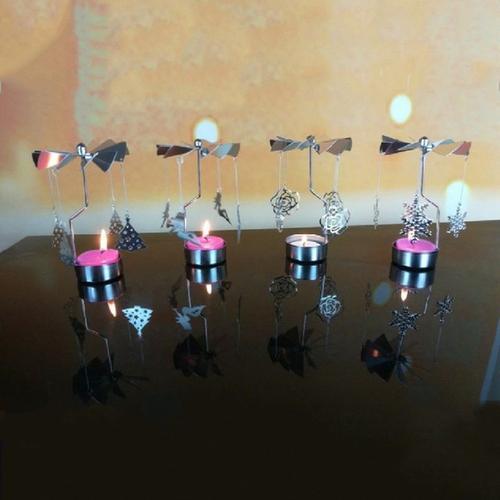 Snowflake Candle Spinner - Lumina Glow