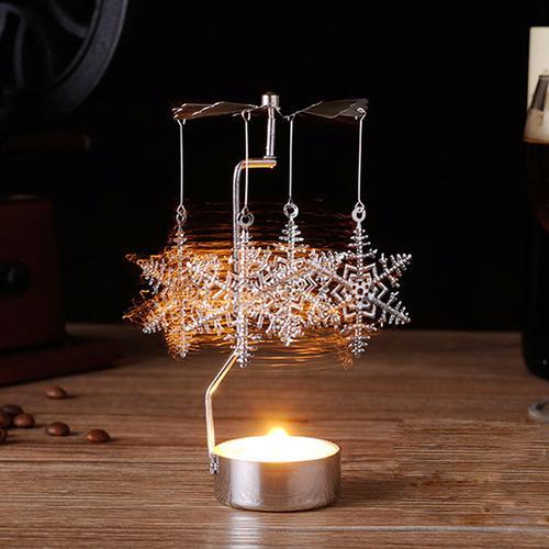 Snowflake Candle Spinner - Lumina Glow