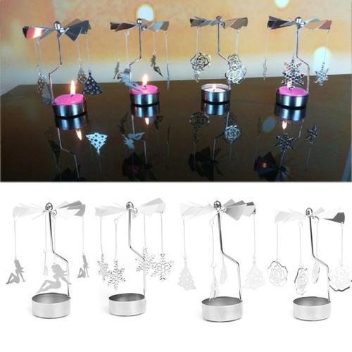 Snowflake Candle Spinner - Lumina Glow
