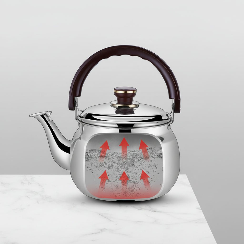 Whistling Stainless Steel Kettle - LuxeBoil