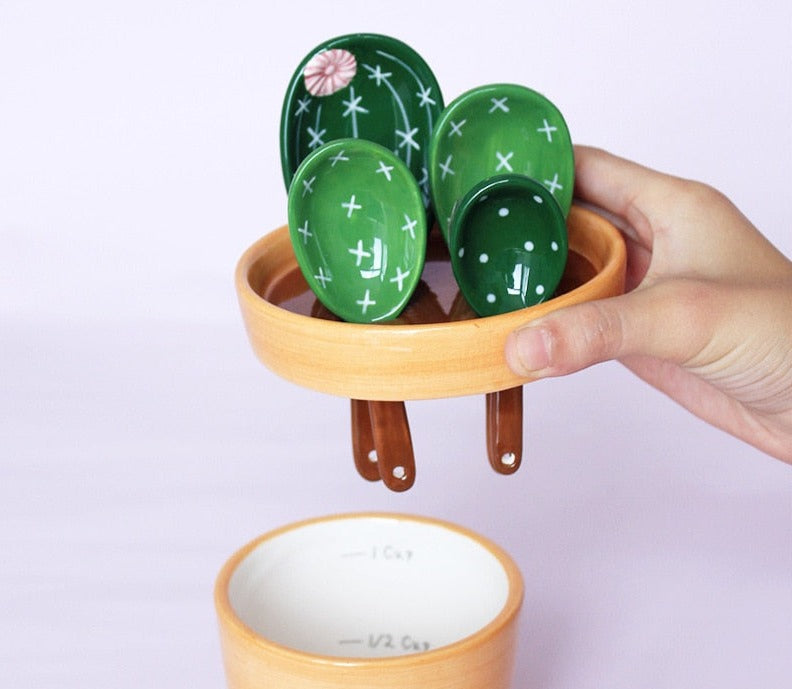 Cactus Spoon Measuring Set - Pristine Kitchenware