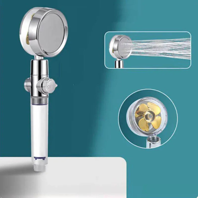 Water-Saving Shower Head with 360° Rotation - AquaEssence