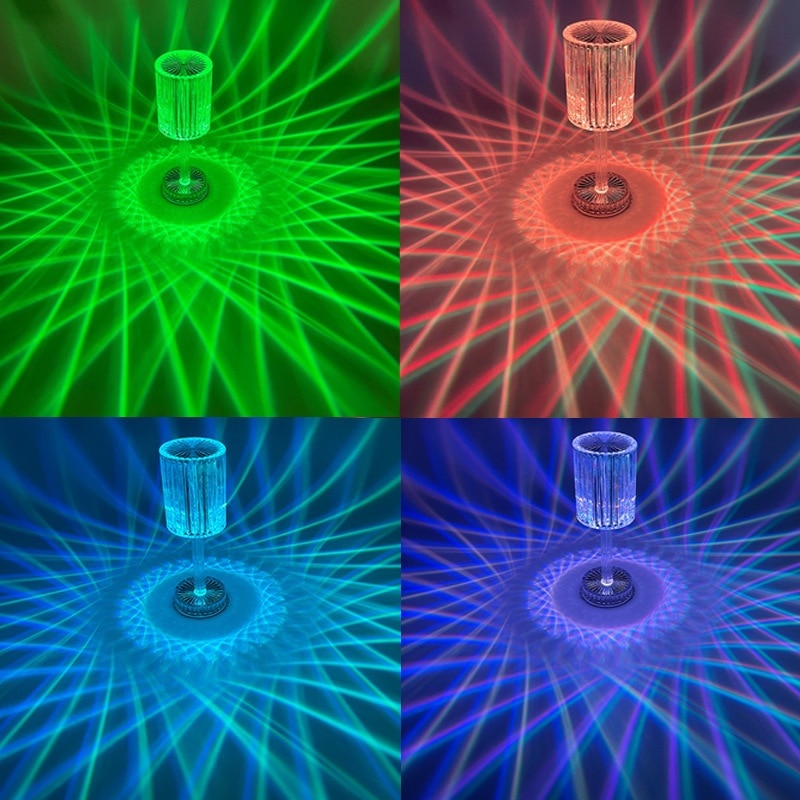 Diamond Crystal Lamp - LuxeGlow