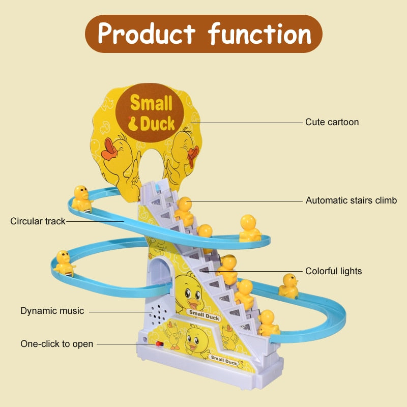 Duck Roller Coaster Toy - QuackJoy Adventures