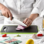 Double-Sided Cutting Board with Defrosting Plate - ChefCraft