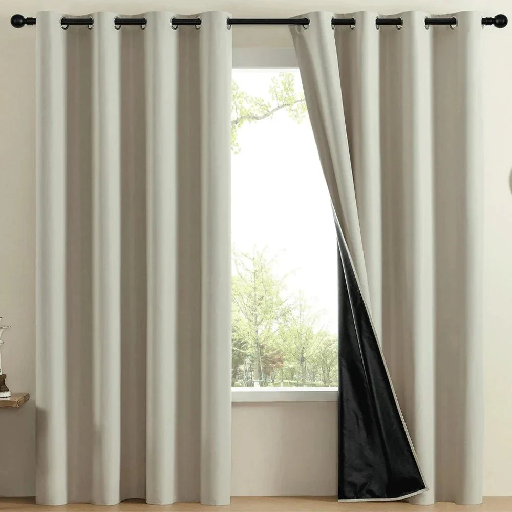 Blackout Curtains - LuxeShade Modern Minimalist Design