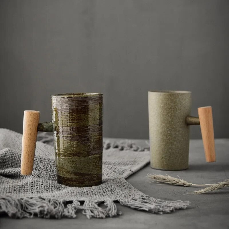Earthy Nordic Latte Cups - TerraVibe