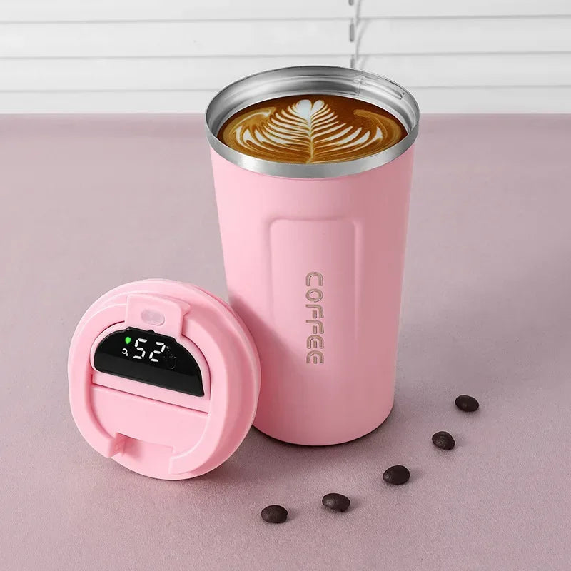 Smart Temperature Display Thermos Mug - LuxeMate