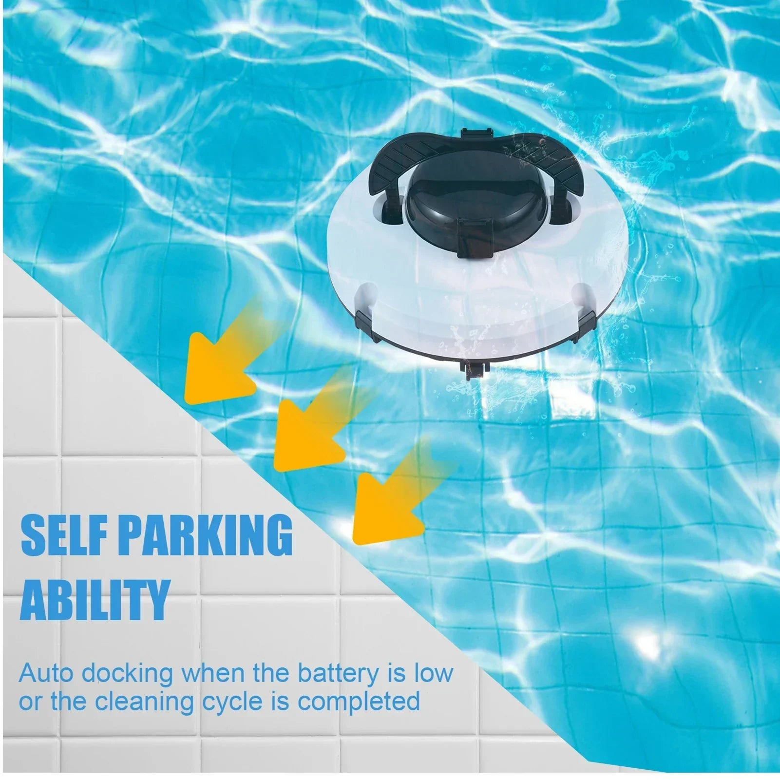 AquaClean Robotic Pool Cleaner - 120-Minute Runtime