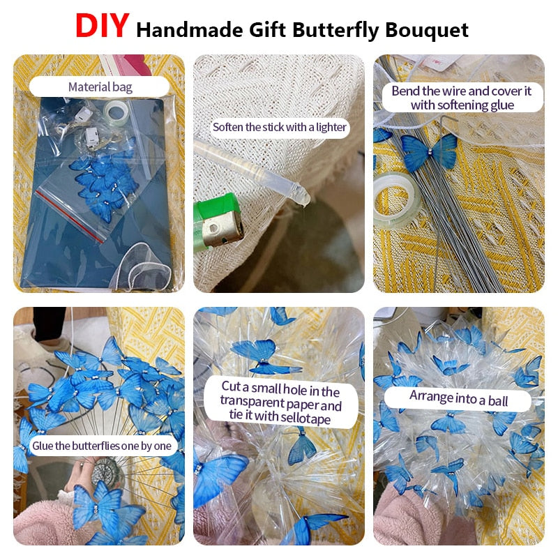 Butterfly Bouquet DIY Kit - BlossomCraft