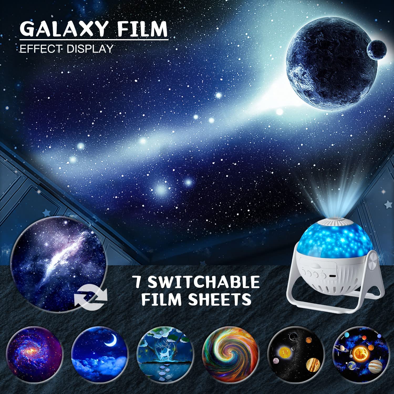 Galaxy Night Lamp - LumaGlow Dream Lighting